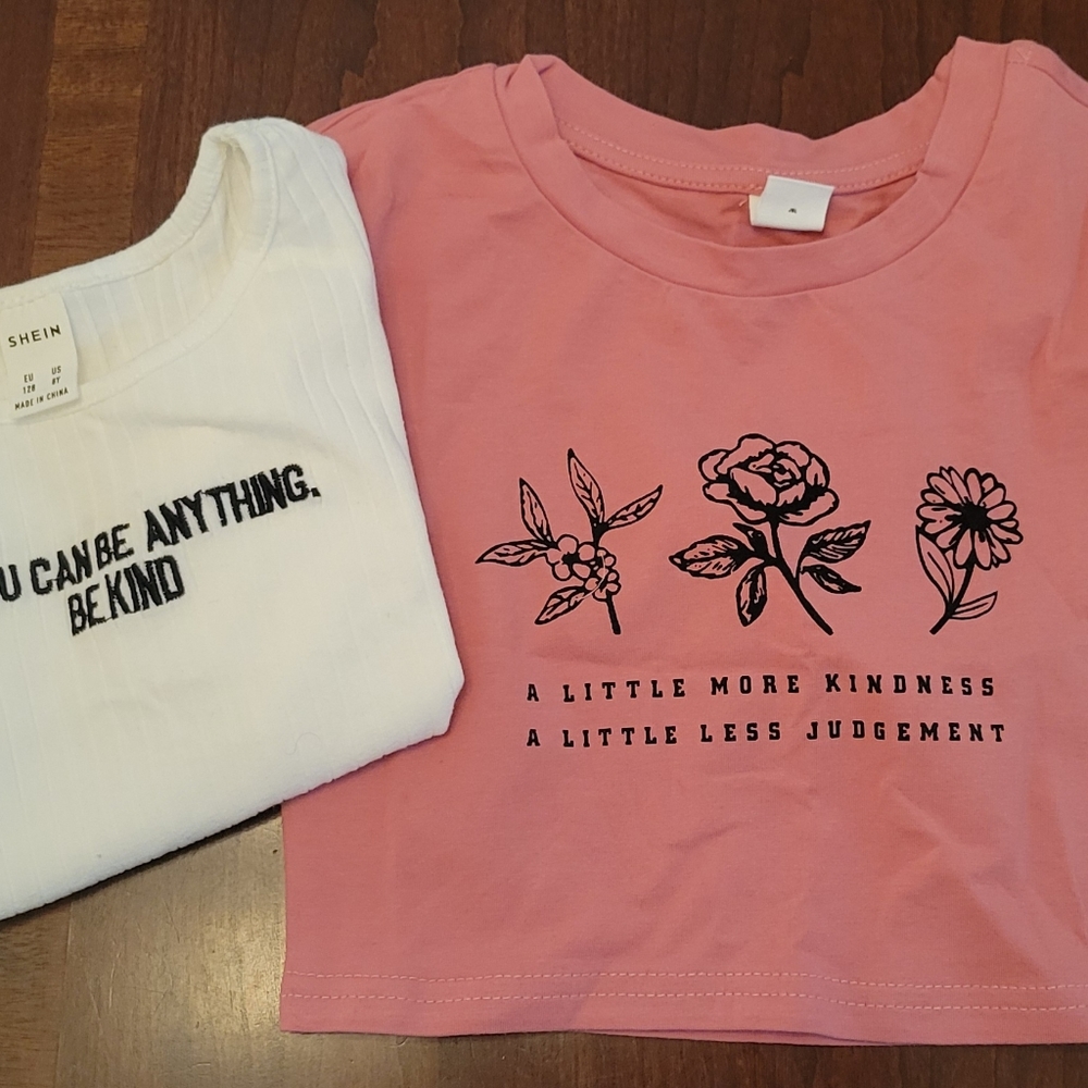 2 Shein kids shirts